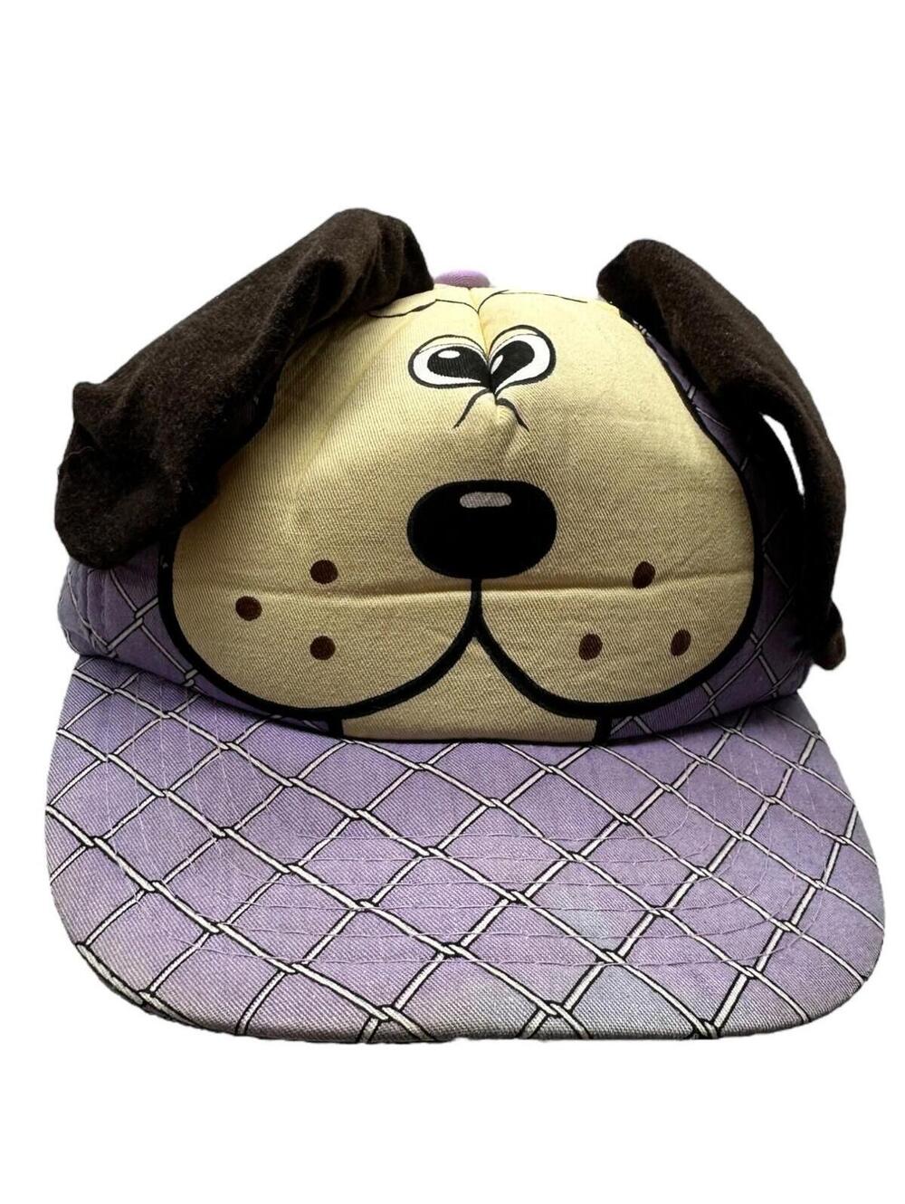 Vintage Pound Puppies Face Girls' Cap Floppy Ears 100% Cotton - Picture 1 of 9